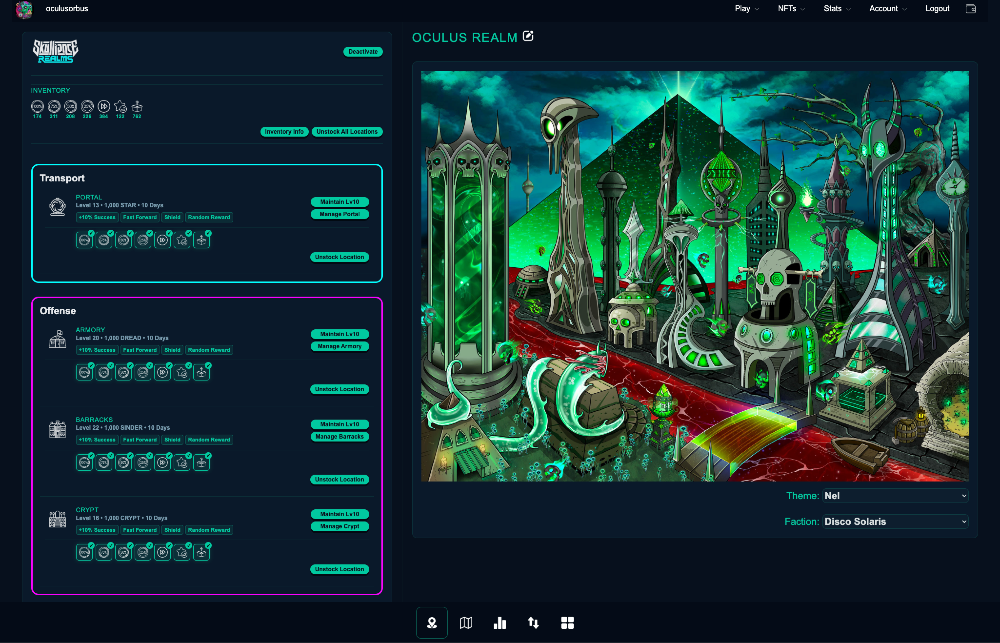 Realms and raids on Skulliance